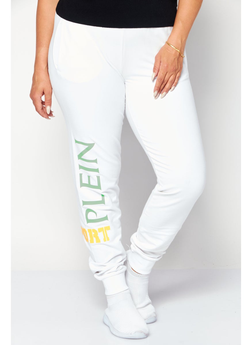 Women Sportswear Fit Brand Logo Training Sweatpants, White Combo - pzsku/Z35DF26017A4EBAA82E6DZ/45/_/1724351054/90088056-b5df-439c-963e-c40145e9b78e