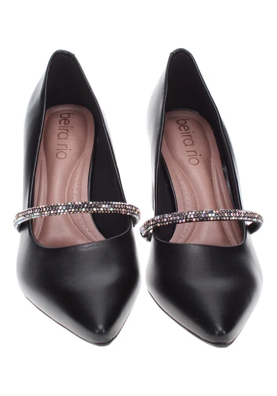 Beira Rio Mid Heels Shoes for Women – Classic Mid Heel Pumps for Girls & Ladies Office Wear