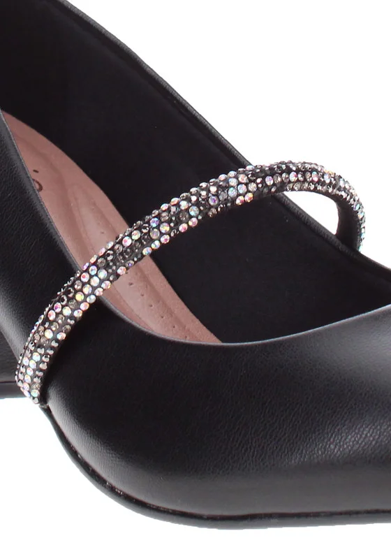 Beira Rio Mid Heels Shoes for Women – Classic Mid Heel Pumps for Girls & Ladies Office Wear
