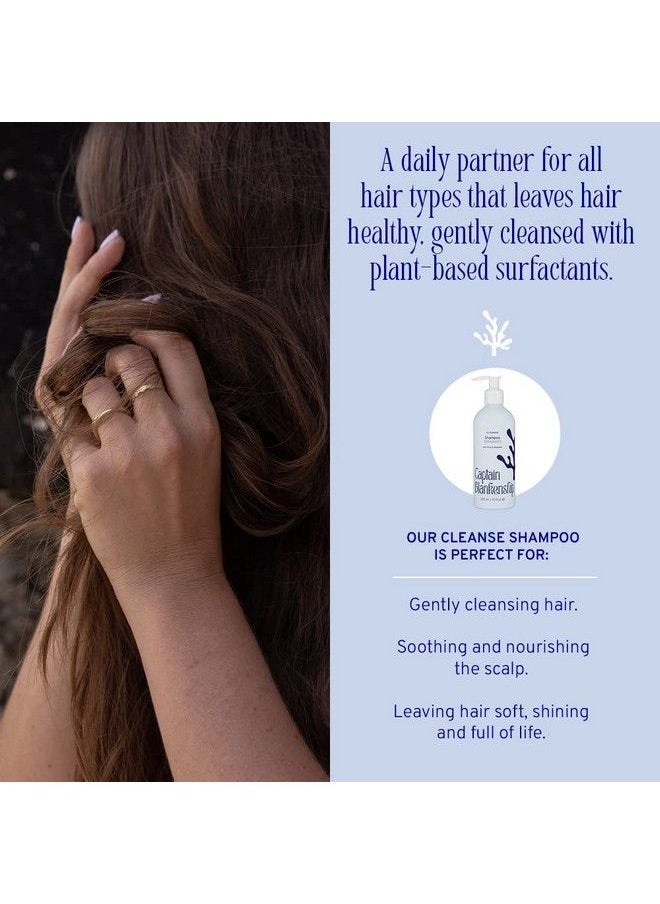 Captain Blankenship - Allnatural Cleansing Shampoo Fresh Citrus Scent Sulfate And Paraben Free Plantbased Crueltyfree Vegan 10 Fl Oz - Image 1