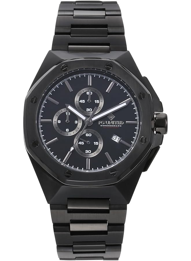 FG UNITED Primo Men Chronograph Stainless Steel Watch – Fg9007 - Image 1