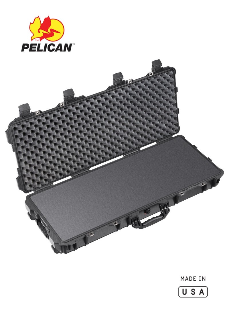 Pelican 1700 Protector Long Case with 3-Piece Foam Set, Black, IP67 Waterproof Hard Case - Image 1