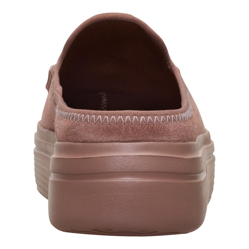 HEYDUDE Women's Austin Lift Platform Mule Brown/Brown Size 8 | Casual Slip-On Shoes | Lightweight, Comfortable, Stylish Everyday Footwear - Image 4