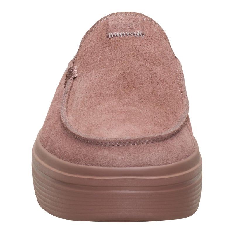 HEYDUDE Women's Austin Lift Platform Mule Brown/Brown Size 8 | Casual Slip-On Shoes | Lightweight, Comfortable, Stylish Everyday Footwear - Image 5
