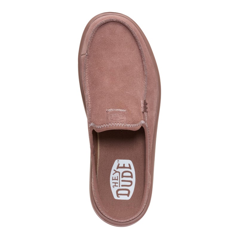 HEYDUDE Women's Austin Lift Platform Mule Brown/Brown Size 8 | Casual Slip-On Shoes | Lightweight, Comfortable, Stylish Everyday Footwear - Image 3