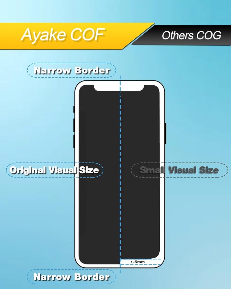 Ayake iPhone X Screen Replacement with Tool Kit - 5.8-inch Full HD LCD Display - Image 3