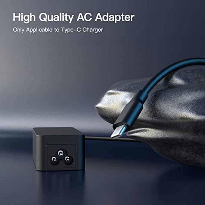 rayihni USB C CHARGER REPLACEMENT FOR THINKPAD X1 CARBON, X1 TABLET, X1 YOGA SERIES YOGA 6 9 720 910 LAPTOP - (PASSED UL SAFETY CERTIFICATION) - Image 2