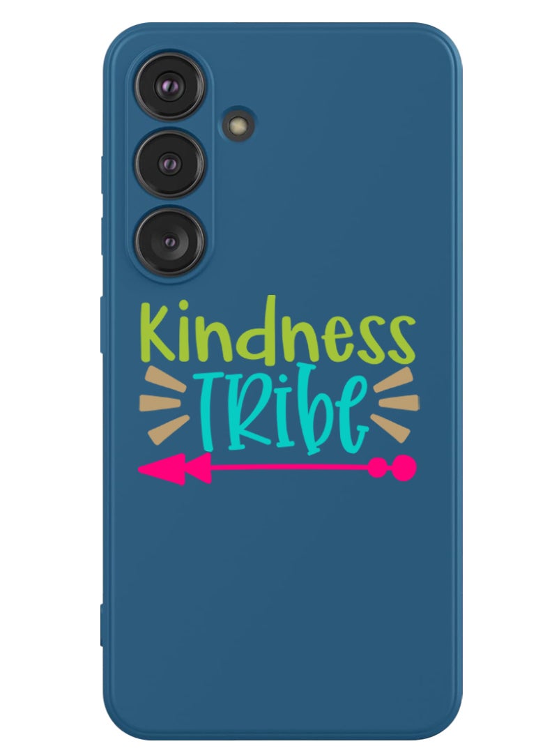 Theodor Protective Slim Fit Case Liquid Silicone Cover with Full Body Protection Anti-Scratch Shockproof Case For Samsung Galaxy S24 Plus (Blue) - Kindness Tribe - Image 1