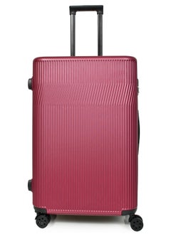 MORANO MORANO Hard-Side Luggage Set for Unisex Lightweight 4 Double Wheeled Suitcase with Built-In Type Lock (Set of 3 Pcs,Burgandy)  - Image 5