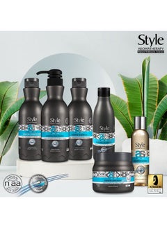 style aromatherapy Professional Keratin Treatment Hair Conditioner Sls/Sles Free Salt Free Sulphate Free After Straightening & Smoothening 400 Ml  - Image 5