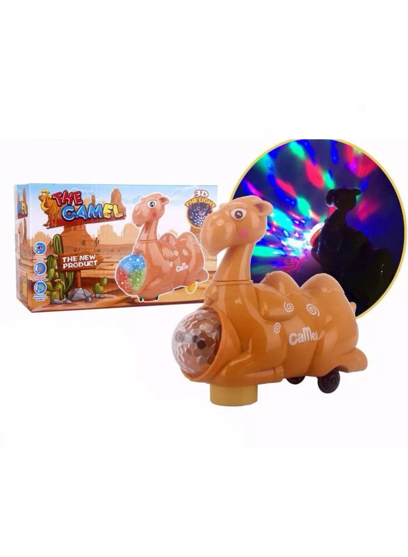 Electronic Battery Operated Camel Toy With 3D Light - Image 1