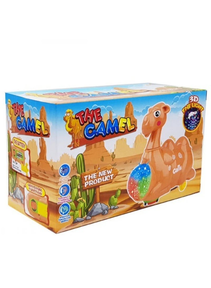 Electronic Battery Operated Camel Toy With 3D Light - Image 2