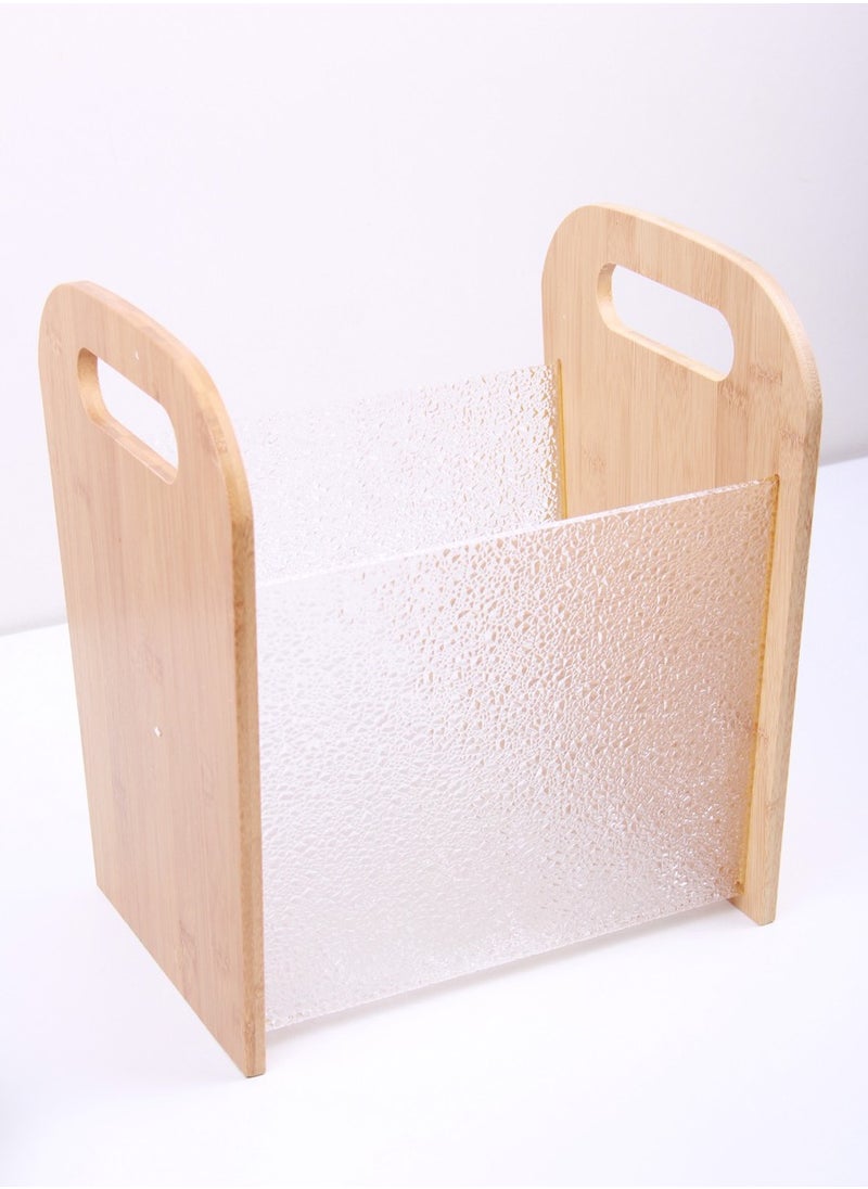 Generic An acrylic wastebasket and tissue box set, a dazzling touch.  - Image 2