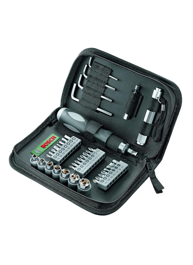 BOSCH Bosch Standard Screwdriver Set Green Black 38 Pieces  - Image 3