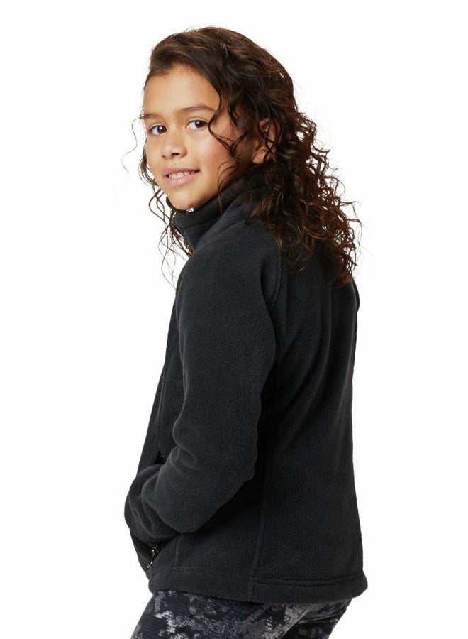 Columbia Baby Girls Benton Springs Fleece Jacket, Black, Medium - Image 3