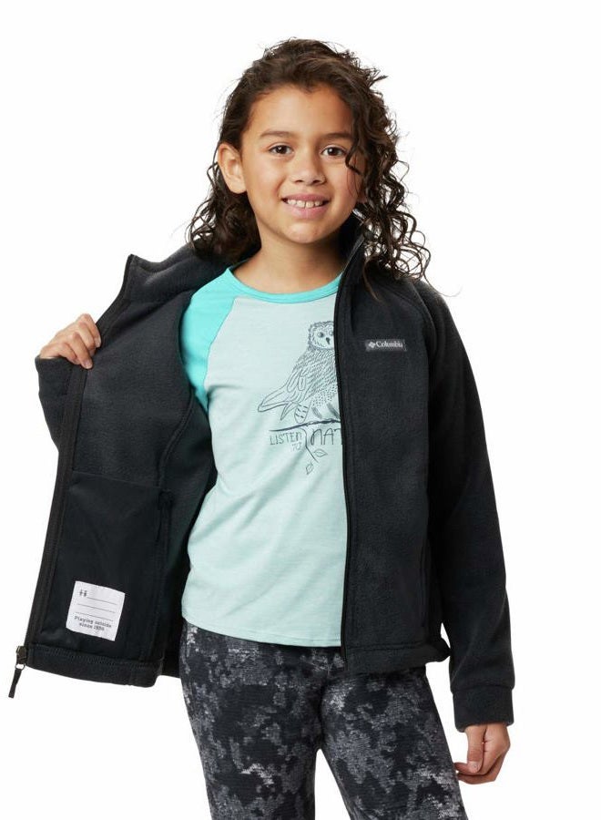 Columbia Baby Girls Benton Springs Fleece Jacket, Black, Medium - Image 5