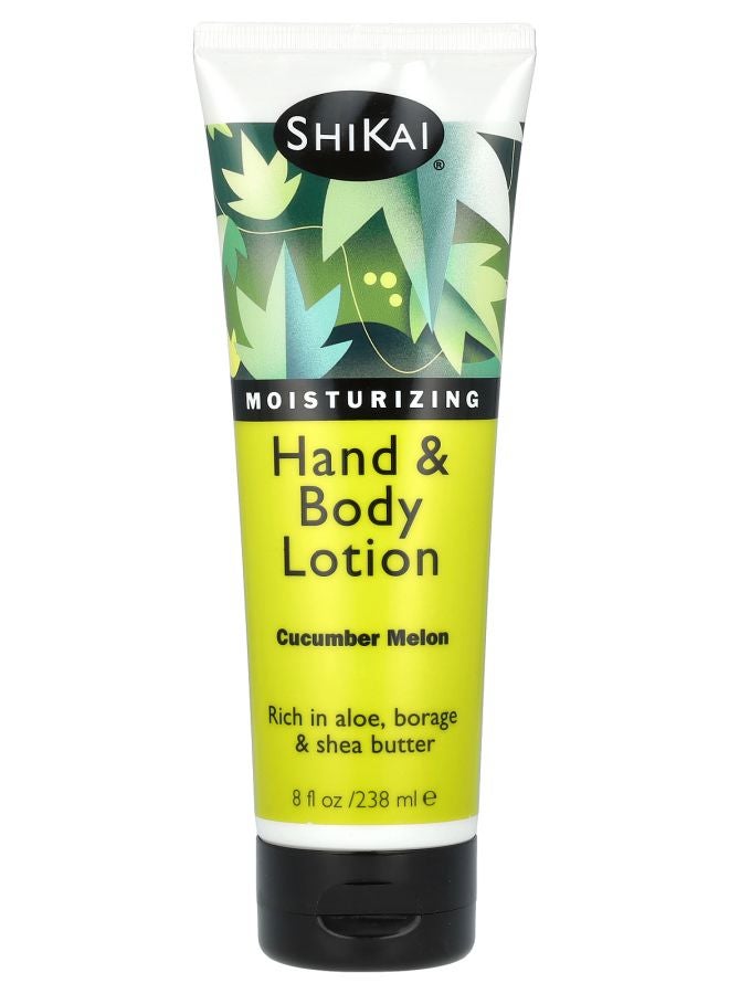 SHIKAI Moisturizing  Hand & Body Lotion Cucumber Melon 8 fl oz (238 ml)