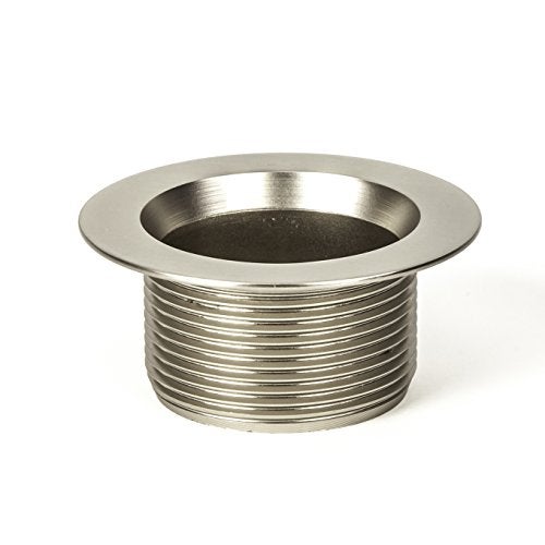 PermaFLOW PF WaterWorks PF0971-BN Toe Touch (Tip Toe or Foot Act.) Bath Tub Drain Assly (Coarse Drain 11.5 TPI + Stopper + Two (2) Hole Face Plate - FREE Hair Catcher/Strainer - Eliminate Clogs Brushed Nickel - Image 2