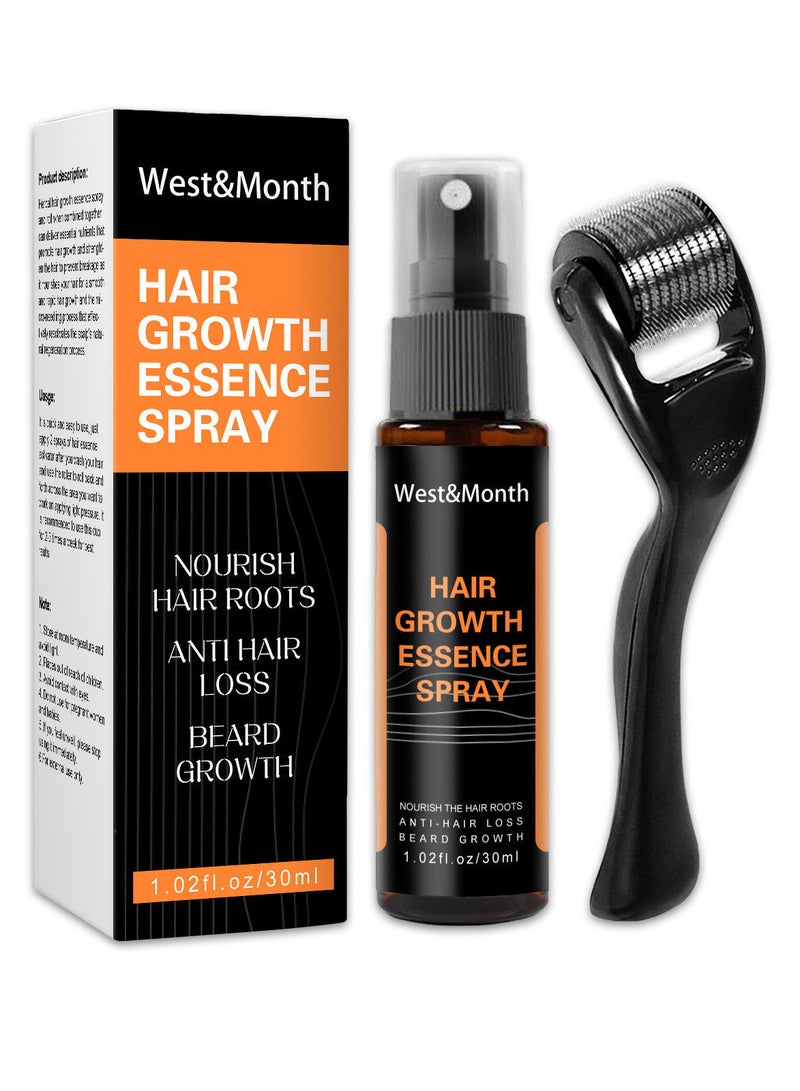 Gonice Skin Roller for Hair Growth, Natural Biotin Hair Growth Oil Serum Hair Loss Treatment Kit to Stimulate Hair Regrowth for Thicker Stronger Hair - Image 5