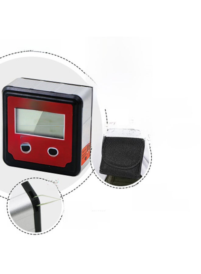 ETOPOO Red 2 Key Inclination Box Digital Display Inclinometer Slope Meter Level Meter Angle Box Protractor-Model:Red Two Buttons (excluding Bag) Dc11-s2 - Image 5