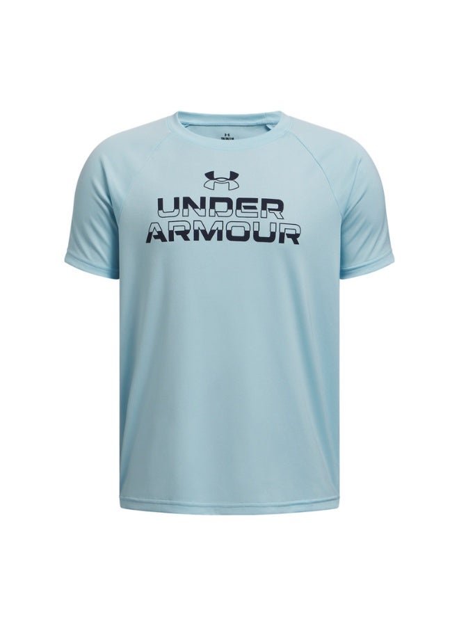 UNDER ARMOUR تي شيرت UA Tech Split Wordmark SS - Image 1
