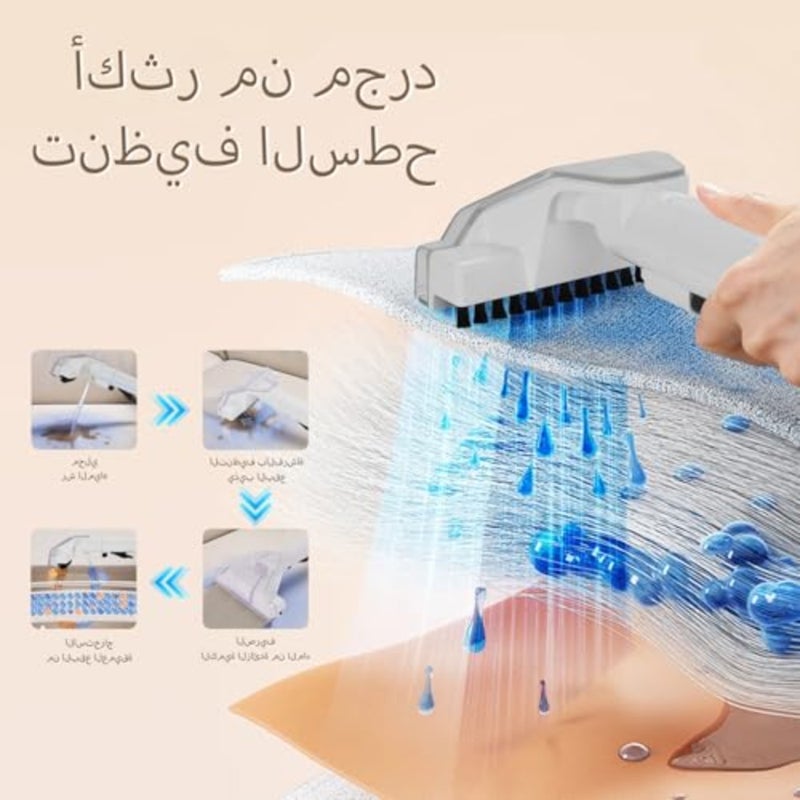 Portable Furniture Spot Cleaner, Handheld Carpet and Sofa Washer with High Suction Power, Ideal for Deep Cleaning of Stains, Upholstery, Stairs and Car Seats - Image 3