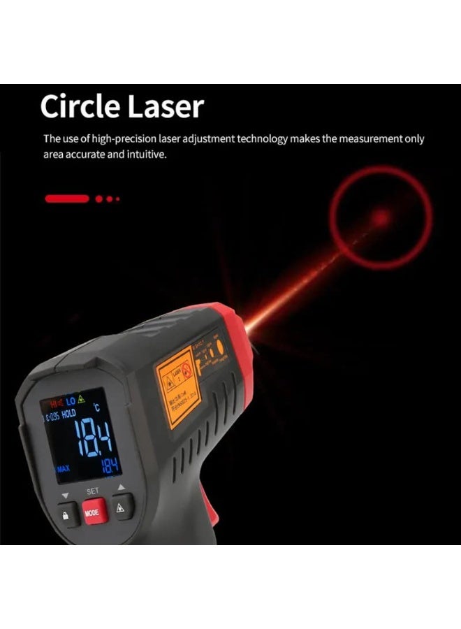 UniT Digital Thermometer UT306S Non-contact industrial Infrared Laser Temperature Meter Temperature Gun Tester-50-500 - Image 4