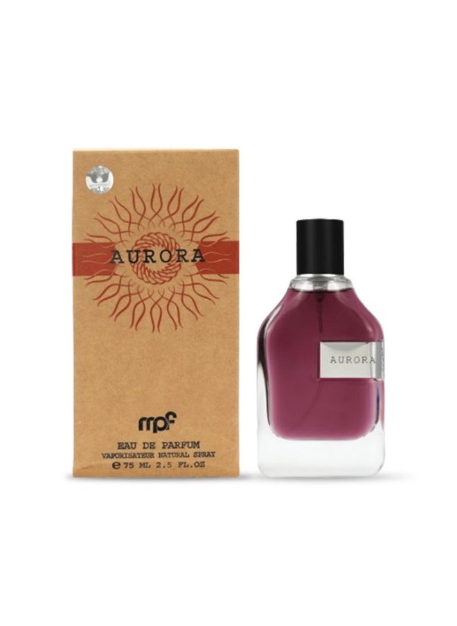 إم بي إف - عطر اورورا أو دي بارفان من ام بي اف - 75 مل | عطر للرجال والنساء طويل الأمد، بلمسة عطرية شرقية - Image 1