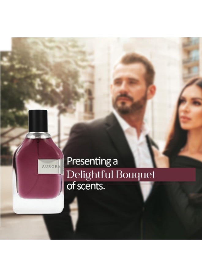 إم بي إف - عطر اورورا أو دي بارفان من ام بي اف - 75 مل | عطر للرجال والنساء طويل الأمد، بلمسة عطرية شرقية - Image 1