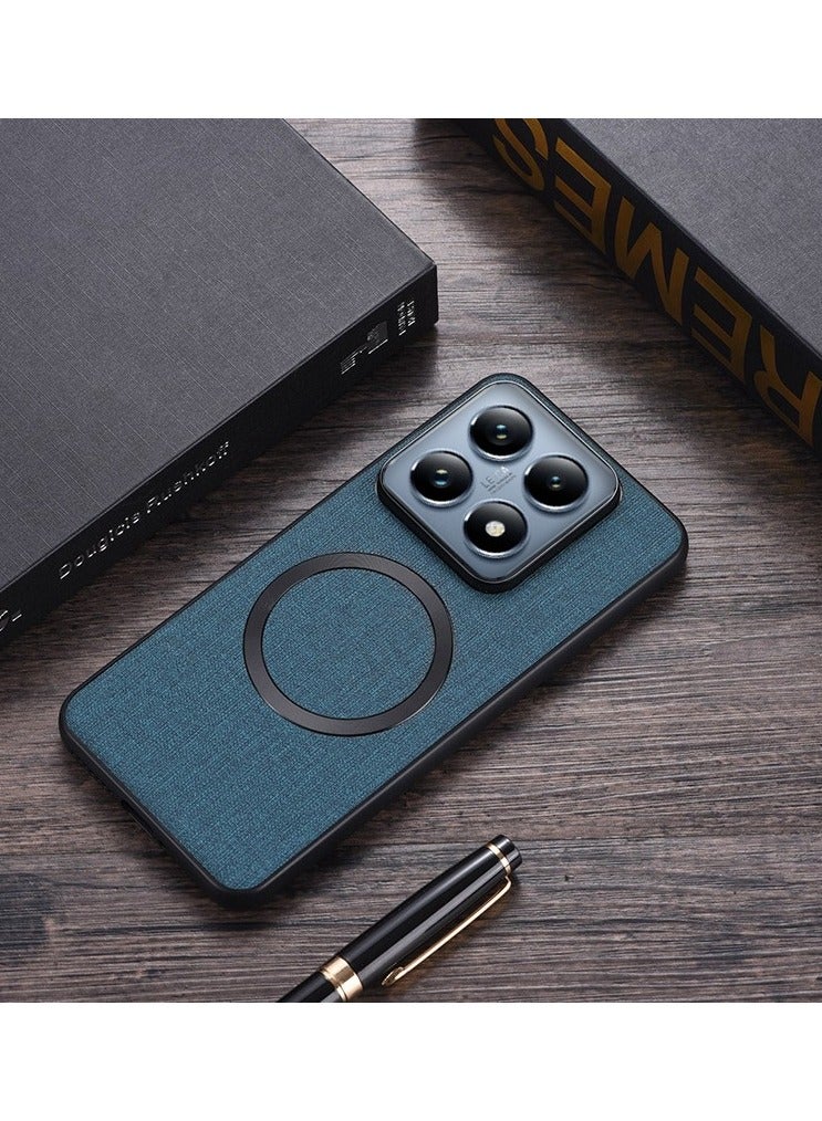 general Case for Xiaomi 14T Pro (2024),Magnetic Anti-fall Frosted Protective Phone Case,Compatible with Car Mount & Wireless Charging,Ultra-Thin Shockproof Protective Cover