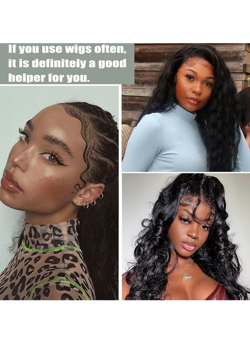 2 حزمة الشرائط المرنة للشعر المستعار: الحواف، الرباط الأمامي، شريط الذوبان، قفل سحري قابل للتعديل، لا انزلاقات - Image 5