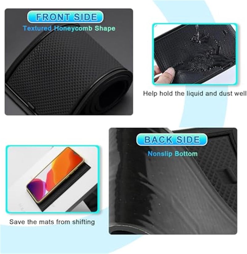 Vuzmode Non-Slip Rubber Mat Kit for MG ZS EV - Image 4