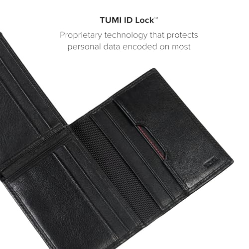 Tumi تومي - محفظة ديلتا العالمية القابلة للإزالة - محفظة جلدية - حجب RFID - نافذة هوية وفتحات بطاقات - 4" x 5" x 1" - أسود - Image 5