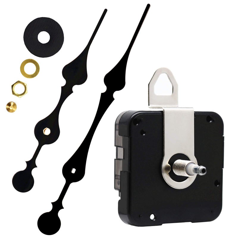 TIKROUND Youngtown 12888 High Torque Quartz Clock Movement Replacement Parts With 207 Mm/ 8.15 Inch Long Spade Hands - Image 1