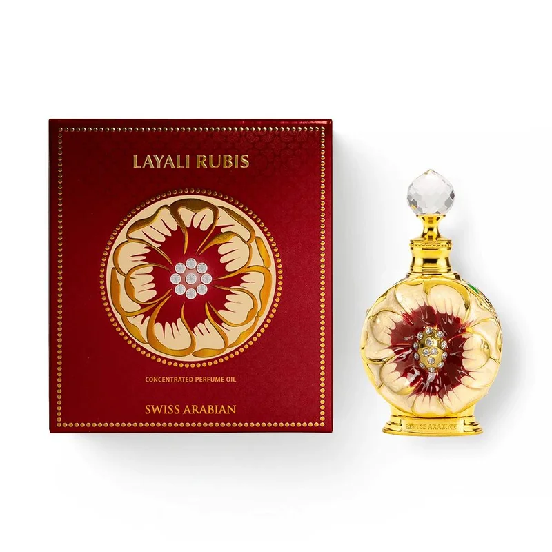 Swiss Arabian Perfumes Layali Rubis Perfume Oil 15ml