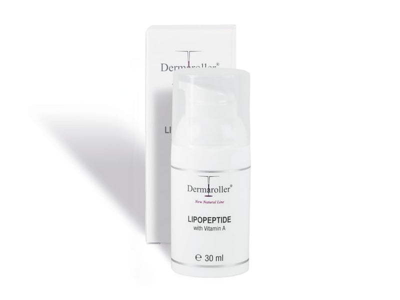 Dermaroller, New Natural Line Lipopeptide Night Cream Hyaluronic Acid Vitamin A and Shea Butter Combine to Moisturize and Repair Tired Stressed Skin Helps to Reduce Fine Wrinkles oz, 1.01 Ounce - Image 1