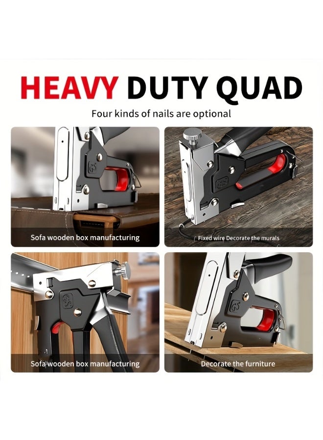 Sakina Heavy-Duty Stapler Set ,4-in-1 Multi-Tool for DIY Home Decor, Furniture & Wood Frames ,  Upholstery Staple Gun with Bandage Pliers ,Ideal for Art Supplies, Outdoor Camping & Industrial Use - Image 5