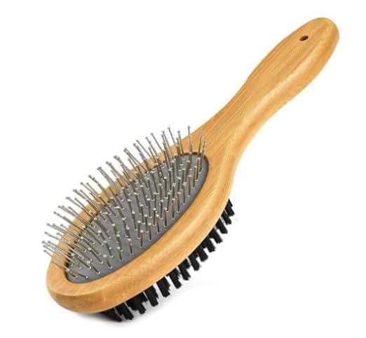MYSELF Heavy Pin Brush Small, CP-2210, Pet Grooming Tool - Image 1