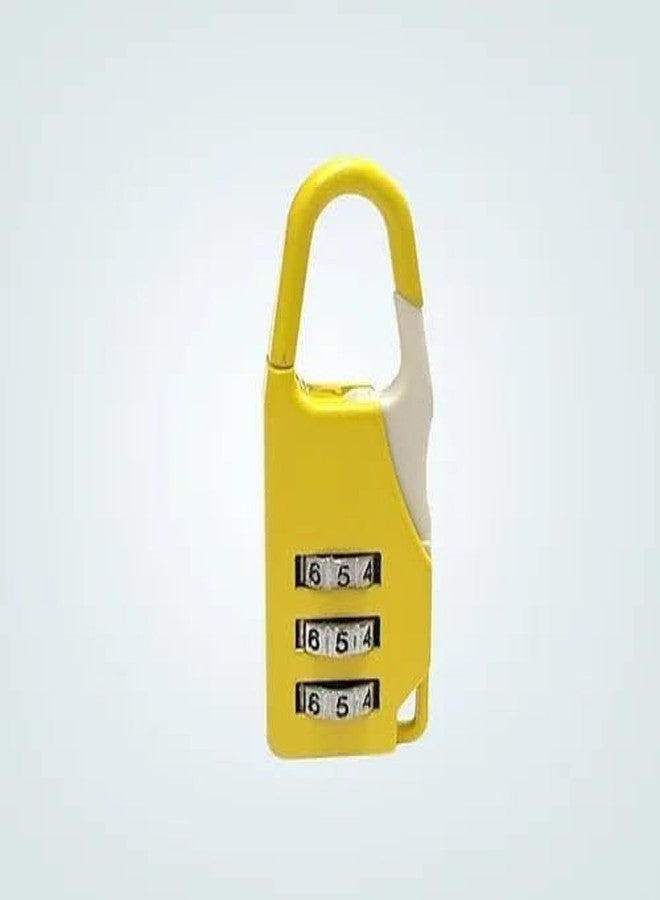 LEAFZY Number Pad for Travel | 3 Digit Combination Luggage | Mini Anti-Theft for Suitcase, Lockers, Bags | Sliding Code (1 Pc, Multicolor) - Image 1