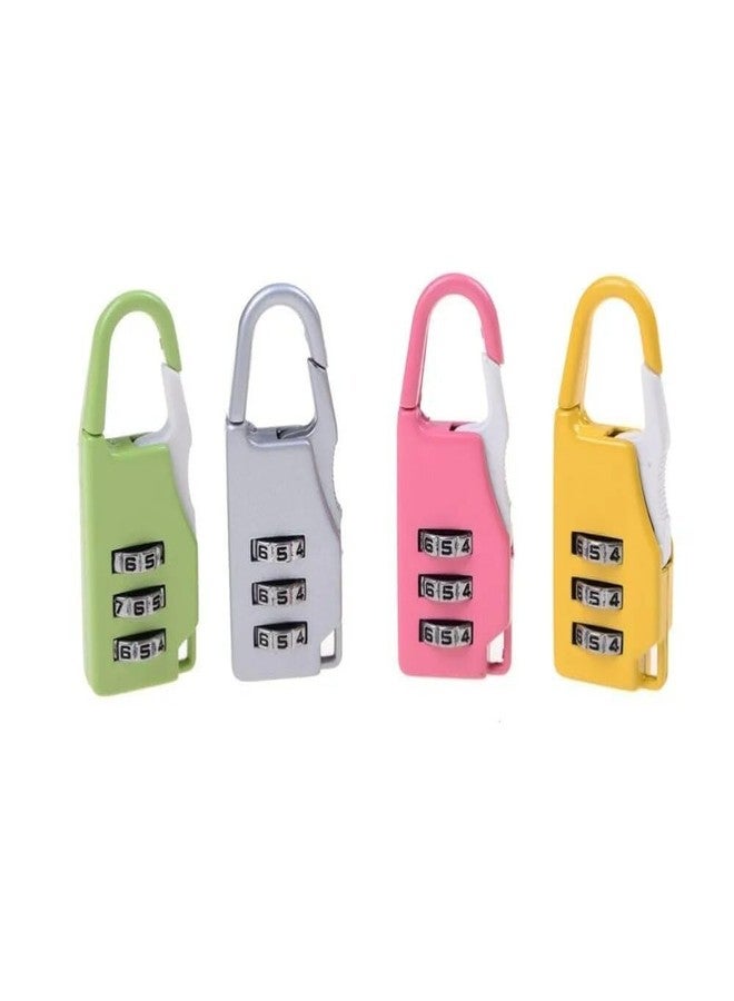 LEAFZY Number Pad for Travel | 3 Digit Combination Luggage | Mini Anti-Theft for Suitcase, Lockers, Bags | Sliding Code (1 Pc, Multicolor) - Image 5