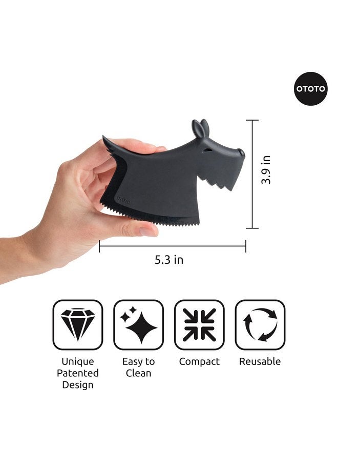 OTOTO New!! Scruffy Pet Hair Remover Gifts for Dog Lovers, Dog Accessories, Pet Hair Removal Tool, Dog Hair Remover, Dog Essentials, Dog Must Haves, Dog Mom Gifts for Women, Dog Dad Gifts (Black) - Image 5
