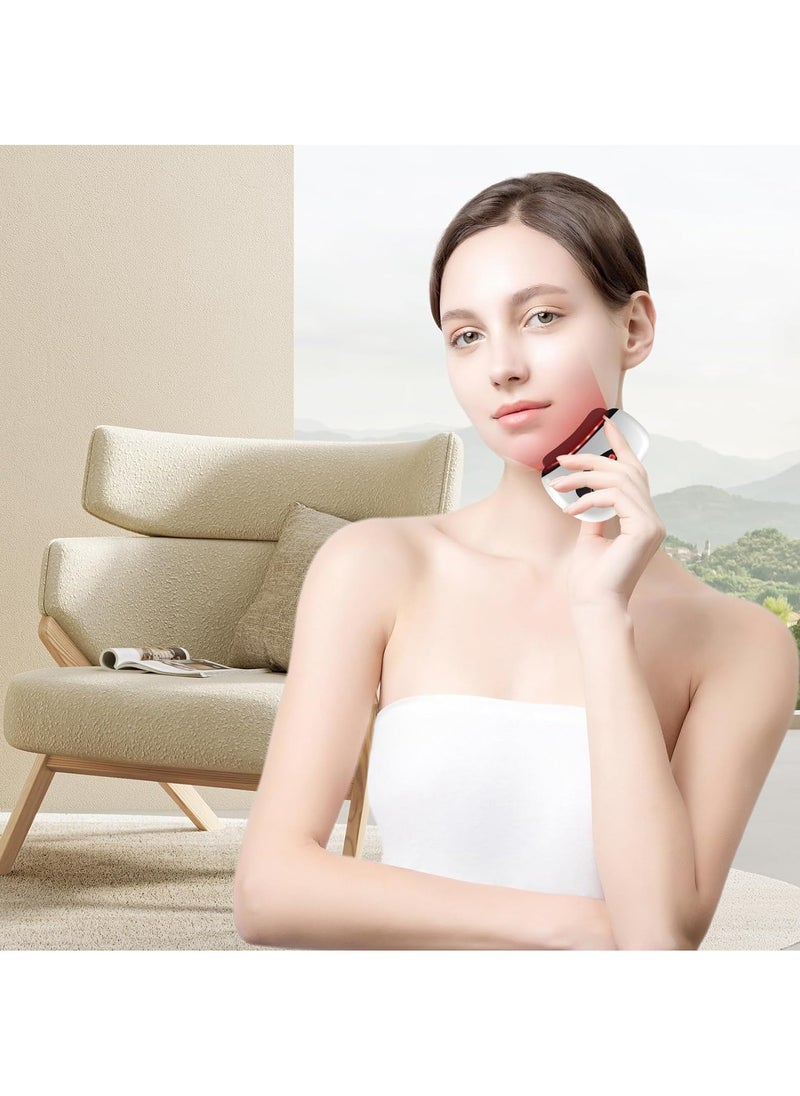DubaiGallery Eletric Gua Sha Board Tools Hot Compress Heating Vibration Back  - Image 4