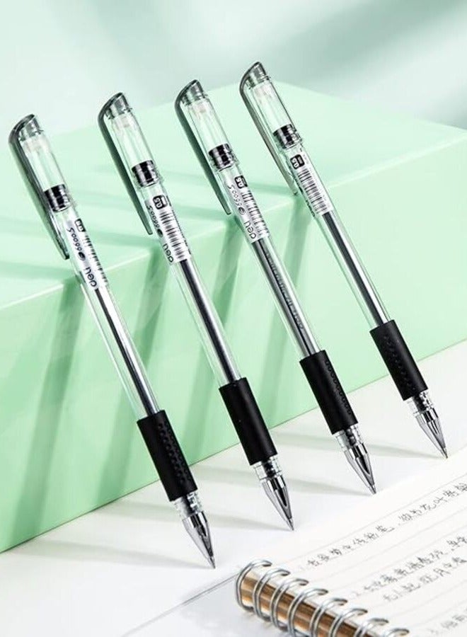 daily Deli Black Gel Pen Pack of 12 Ideal for Students Exam Office Use - Image 3