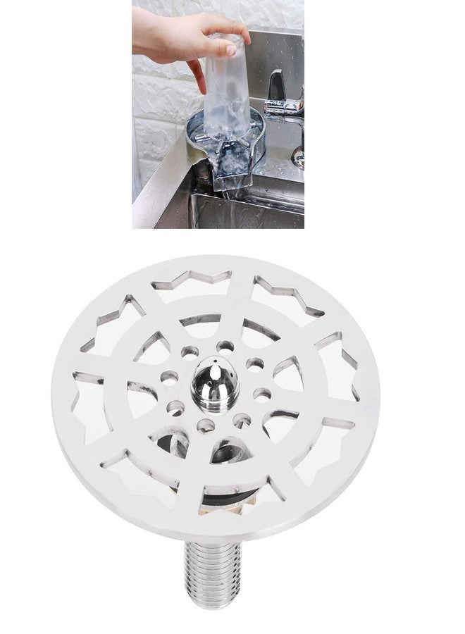 Ejoyous Glass Rinser for Kitchen Sink, Automatic Cup Cleaner Bottle Washer Stainless Steel Glass Rinser Faucet Replacement Part for Home Commercial Sink Accessory - Image 4