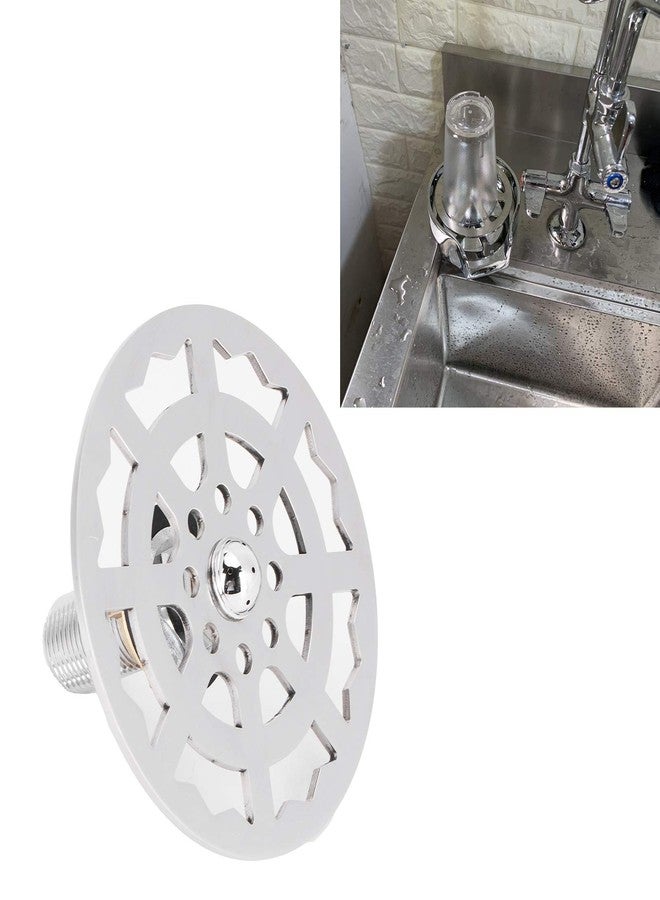 Ejoyous Glass Rinser for Kitchen Sink, Automatic Cup Cleaner Bottle Washer Stainless Steel Glass Rinser Faucet Replacement Part for Home Commercial Sink Accessory - Image 2