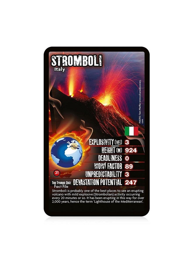 Top Trumps Top Trumps Volcanoes Card Game  - Image 2