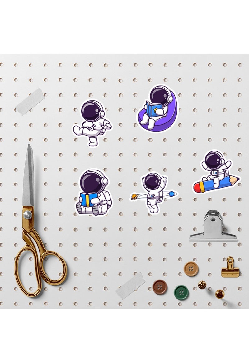 Furtey 83 PCS Astronaut Stickers,Cute Funny Spaceman Stickers for Water Bottles Laptop Phone Case Luggage Waterproof Vinyl Decals Space Theme Party Decor Space Stickers Gift for Kids Teens Adults - Image 5