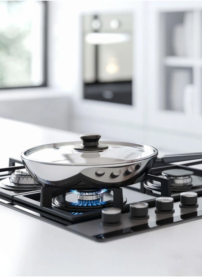 XPER Built-in Gas Hob - 58 cm - 4 Burner Burners - Turkish - Steel - XPBH60CIG  - Image 5