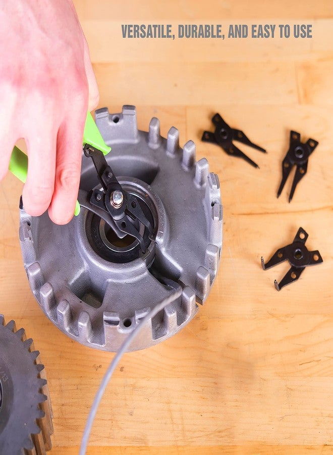 OEMTOOLS 25012 4 in 1 Combination Snap Ring Pliers Set, Heavy Duty, Industrial Grade Professional Snap Ring Pliers, Automotive Tools, Colors May Vary - Image 5