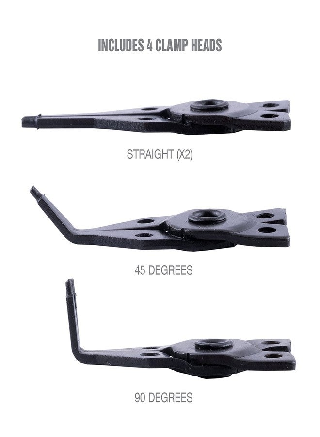 OEMTOOLS 25012 4 in 1 Combination Snap Ring Pliers Set, Heavy Duty, Industrial Grade Professional Snap Ring Pliers, Automotive Tools, Colors May Vary - Image 3